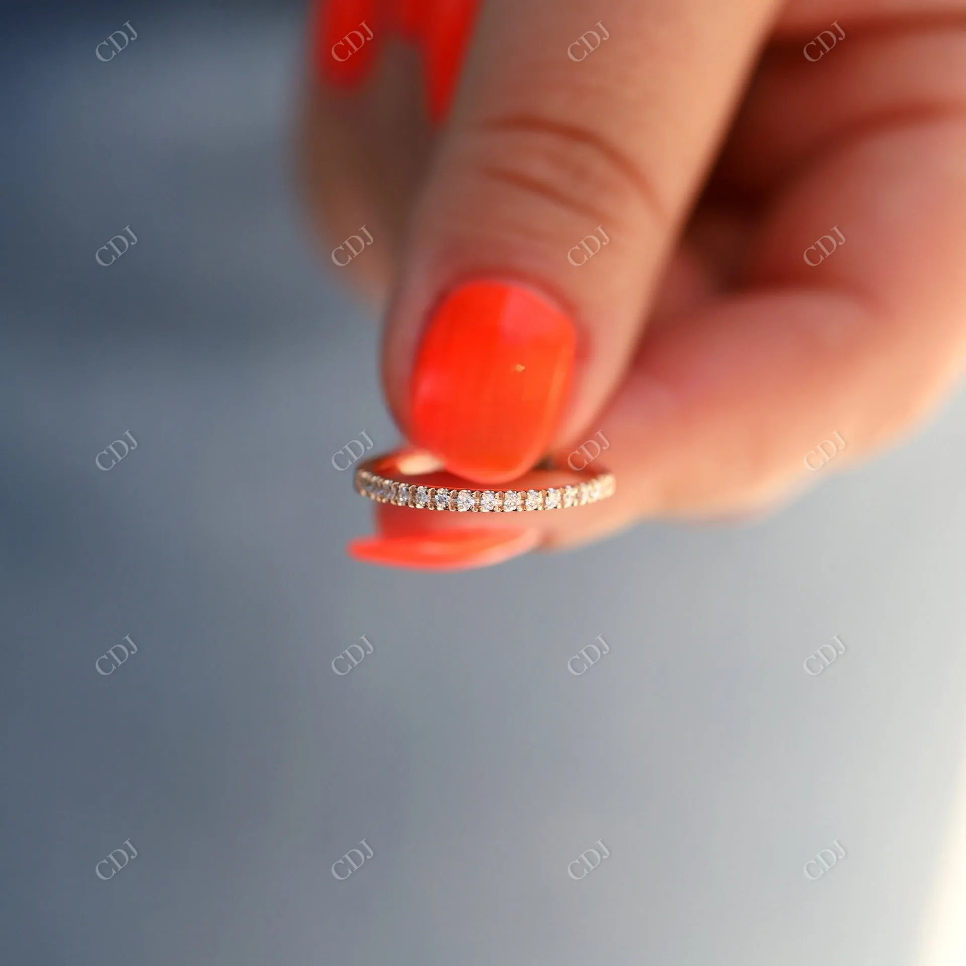 0.15CTW CVD/HPHT Lab Grown Diamond Wedding Band