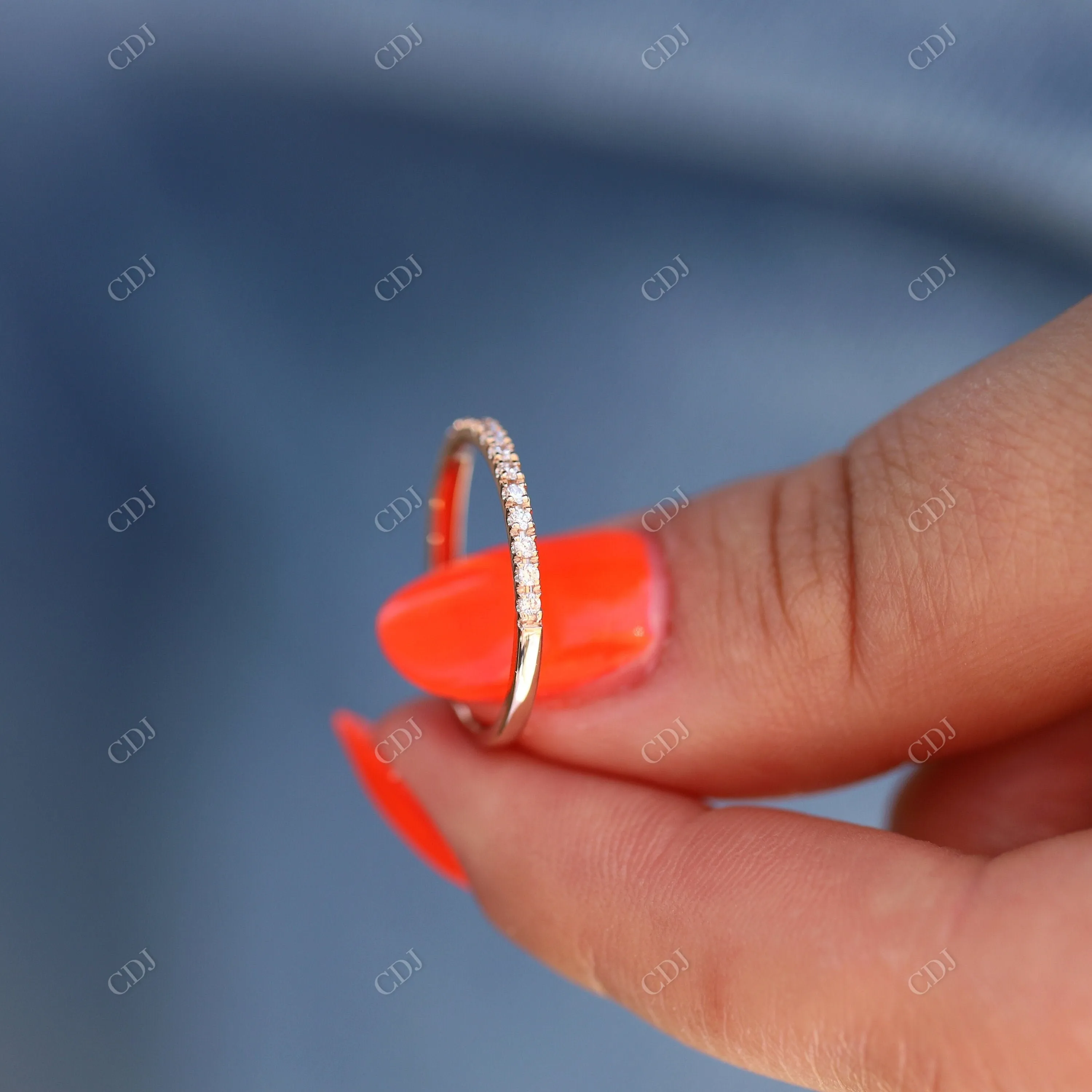 0.15CTW CVD/HPHT Lab Grown Diamond Wedding Band