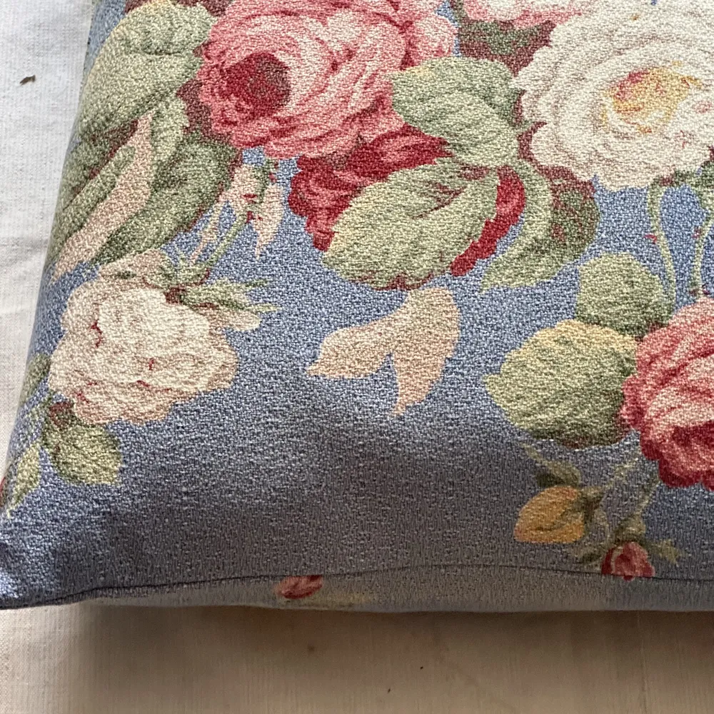 20th Century Custom Vintage Floral Pillow (#17)
