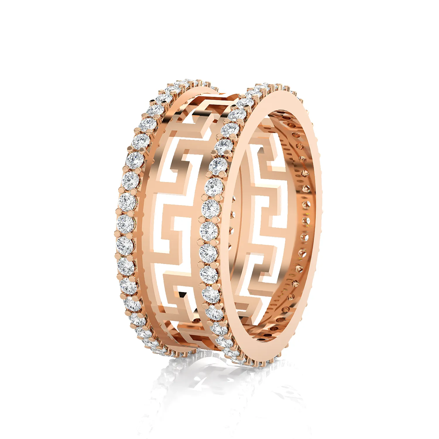 7/8 ctw Round Lab Grown Diamond Eternity Band