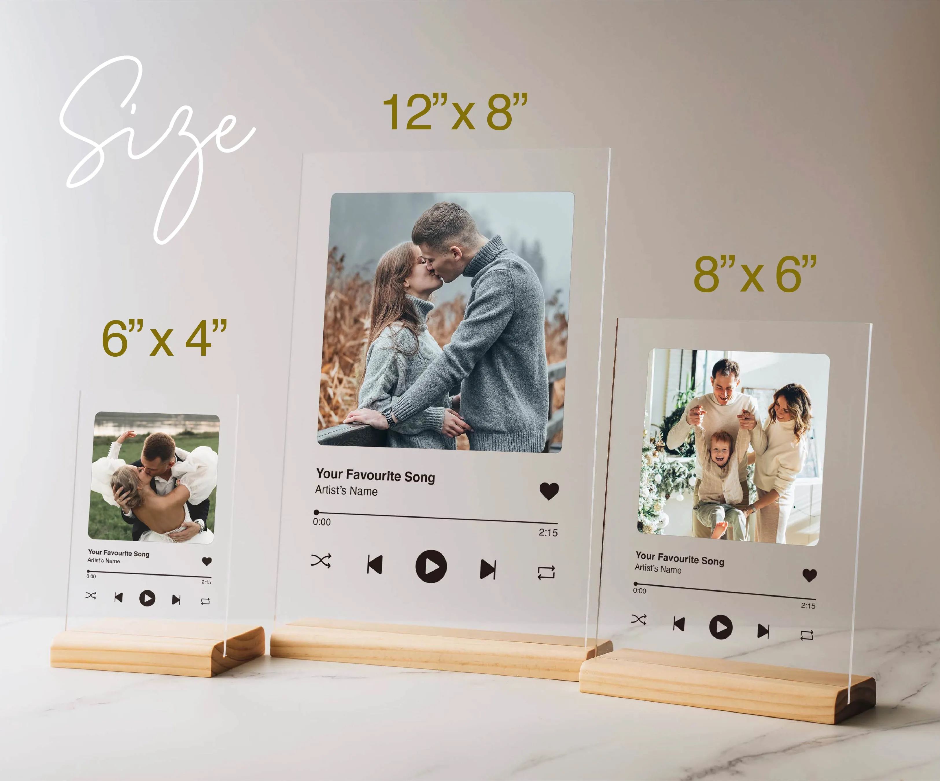 Acrylic Picture Plaque for Couple
