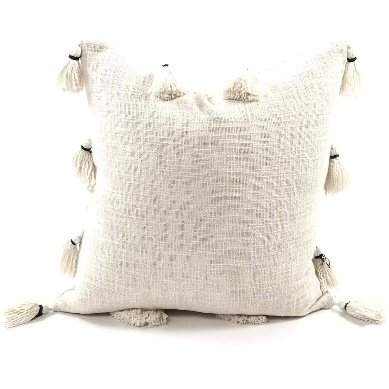 Advik Handmade Pom Pom Pillow