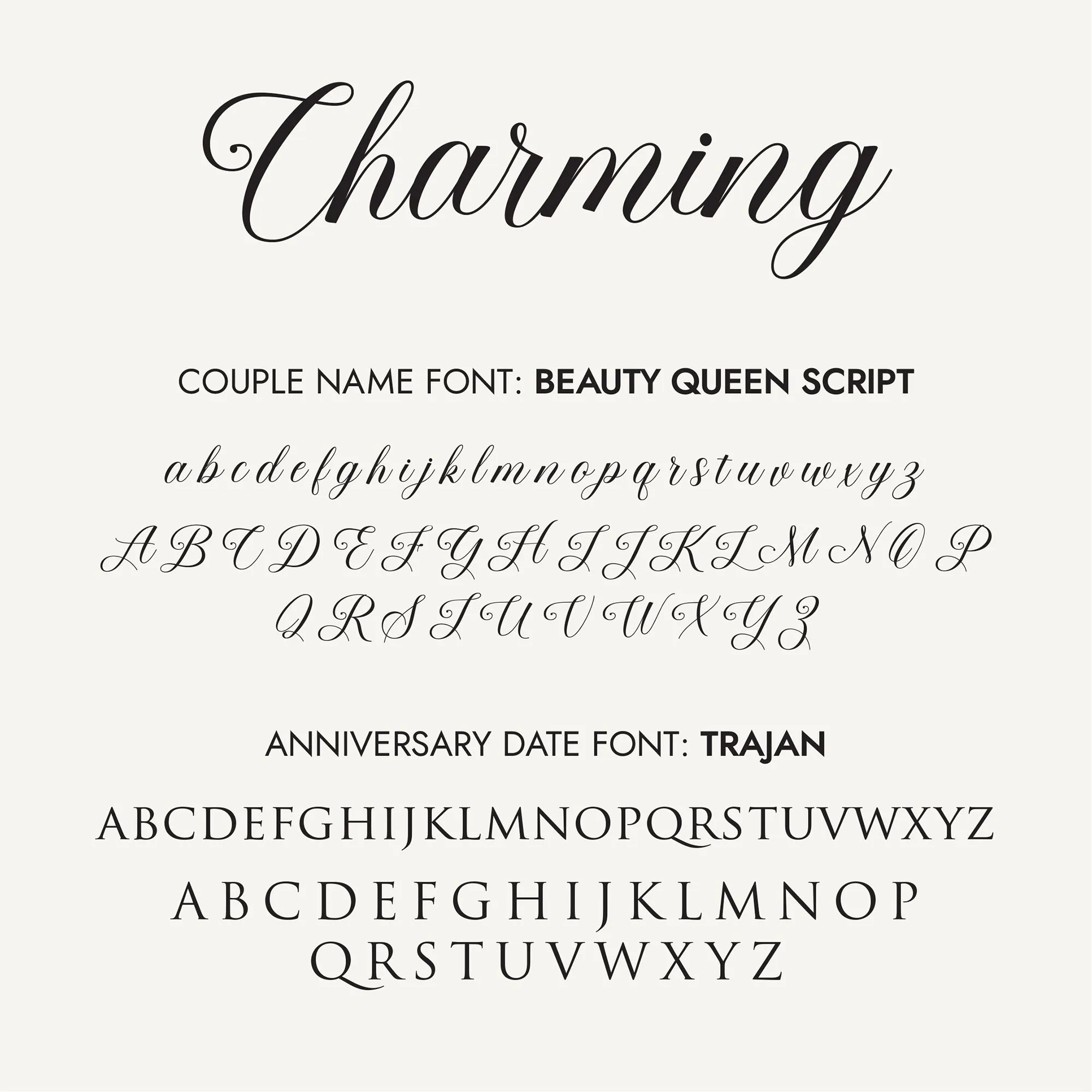 Anniversary Journal | Printed Cover: Charming | Available Personalized