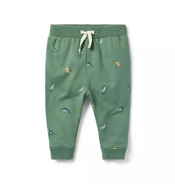 Baby Dinosaur Jogger - Dark Sage Dinosaur
