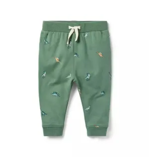 Baby Dinosaur Jogger - Dark Sage Dinosaur