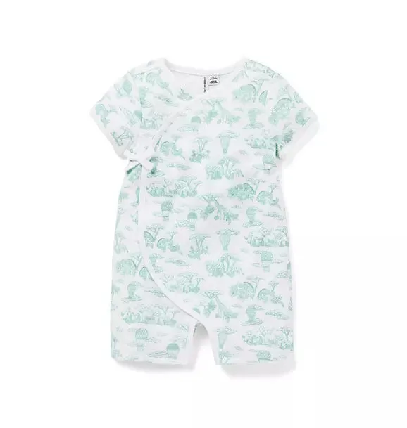 Baby Safari Toile Romper