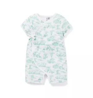 Baby Safari Toile Romper