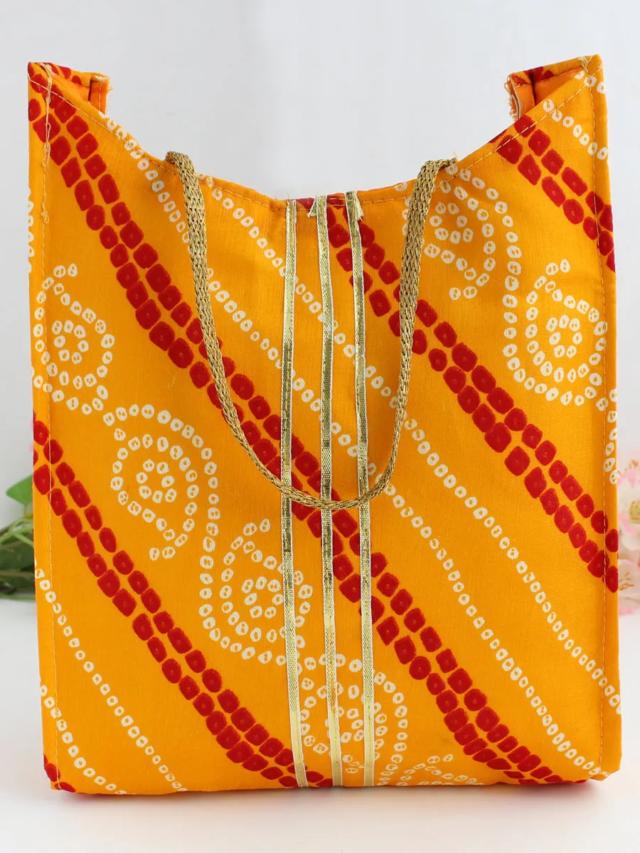 Bandhej / bandhani Print Bag / Wedding Favors
