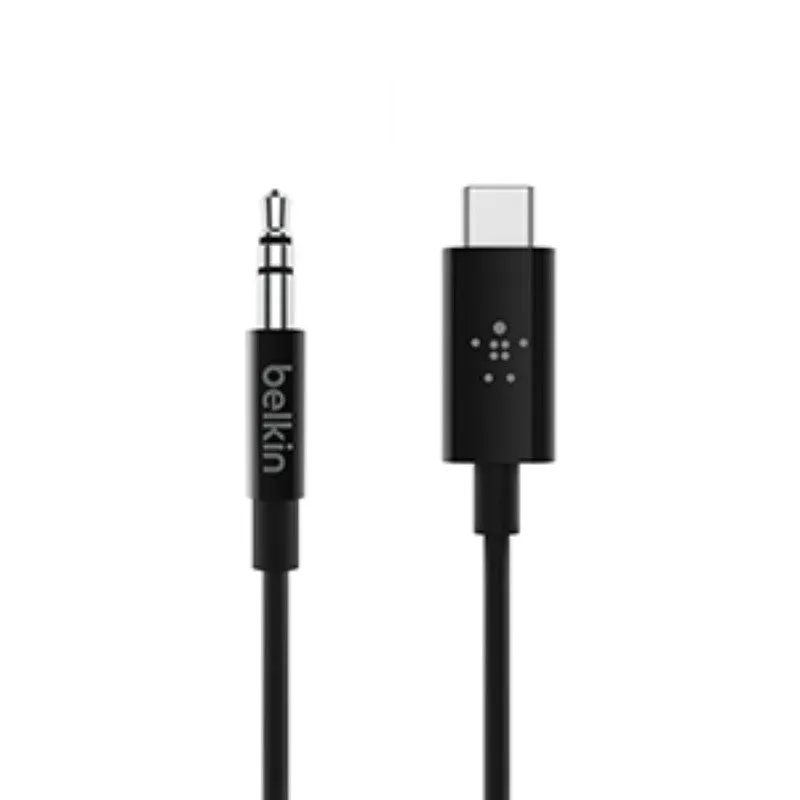 BELKIN USB-C to 3.5 MM Audio Cable - 6m - Black