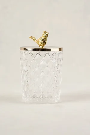 Bird Glass Jar