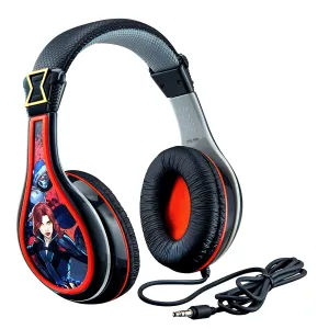 Black Widow Wired Headphones for Kids