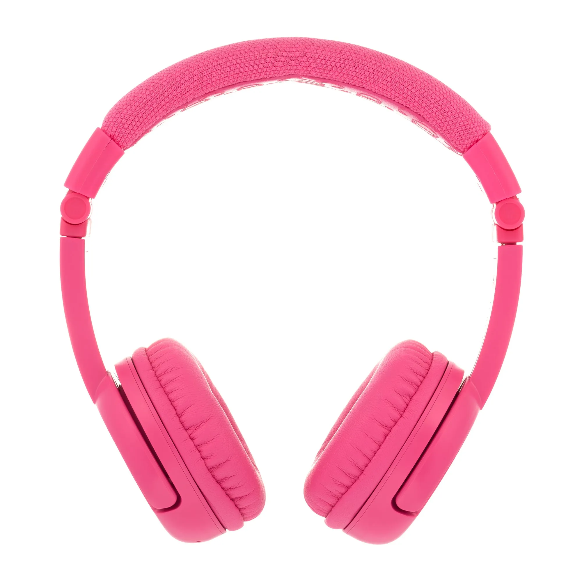 BUDDYPHONES PLAY Plus Wireless Bluetooth Headphones for Kids - Rose Pink