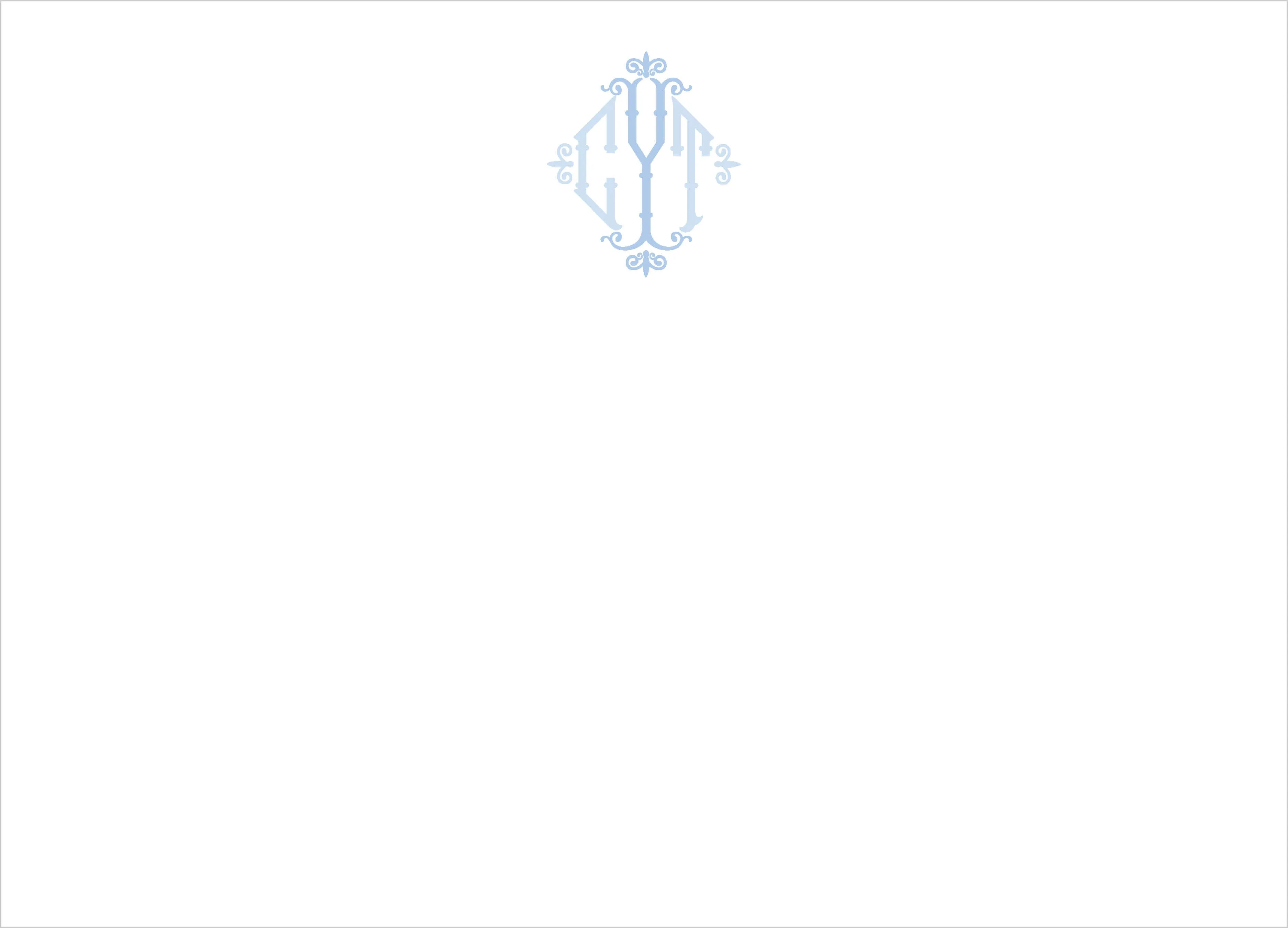 Camilla Monogram Note Cards