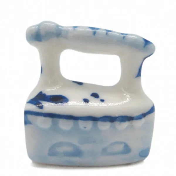 Ceramic Miniature Delft Blue Iron