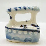 Ceramic Miniature Delft Blue Iron