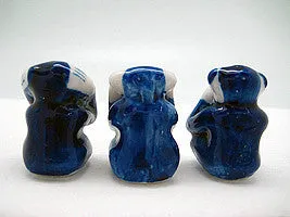 Ceramic Porcelain Delft Blue Monkey