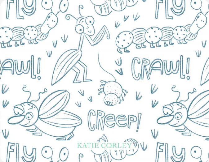 Creepy Crawlers Stationery Set
