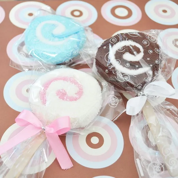 Cute Lollipop Themes Towel Favors (Pack of 12)