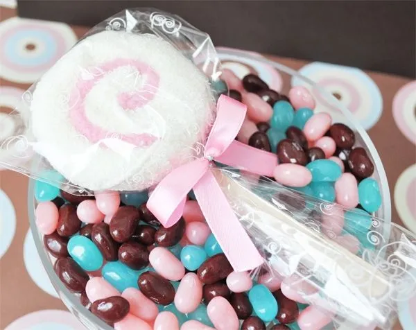 Cute Lollipop Themes Towel Favors (Pack of 12)