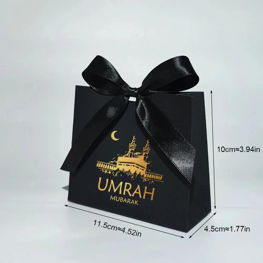 Elegant Umrah Mubarak Candy Chocolates Gift Boxes
