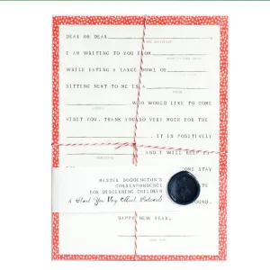 Fill in the Blank Thank You Postcard