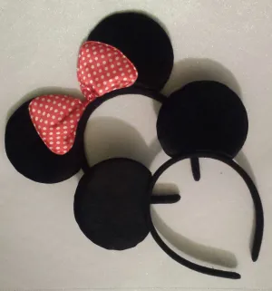 Girl Mouse or Boy Mouse Ears Headband