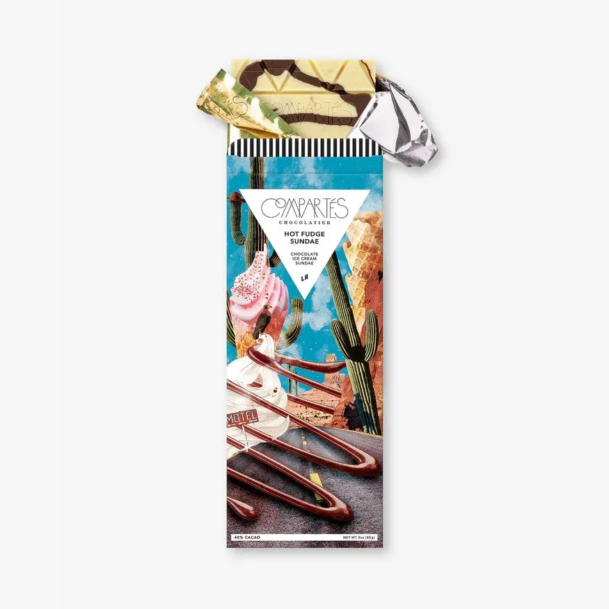Hot Fudge Ice Cream Sundae Chocolate Bar