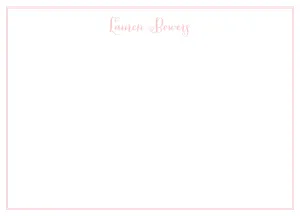 Lauren Personalized Note Cards