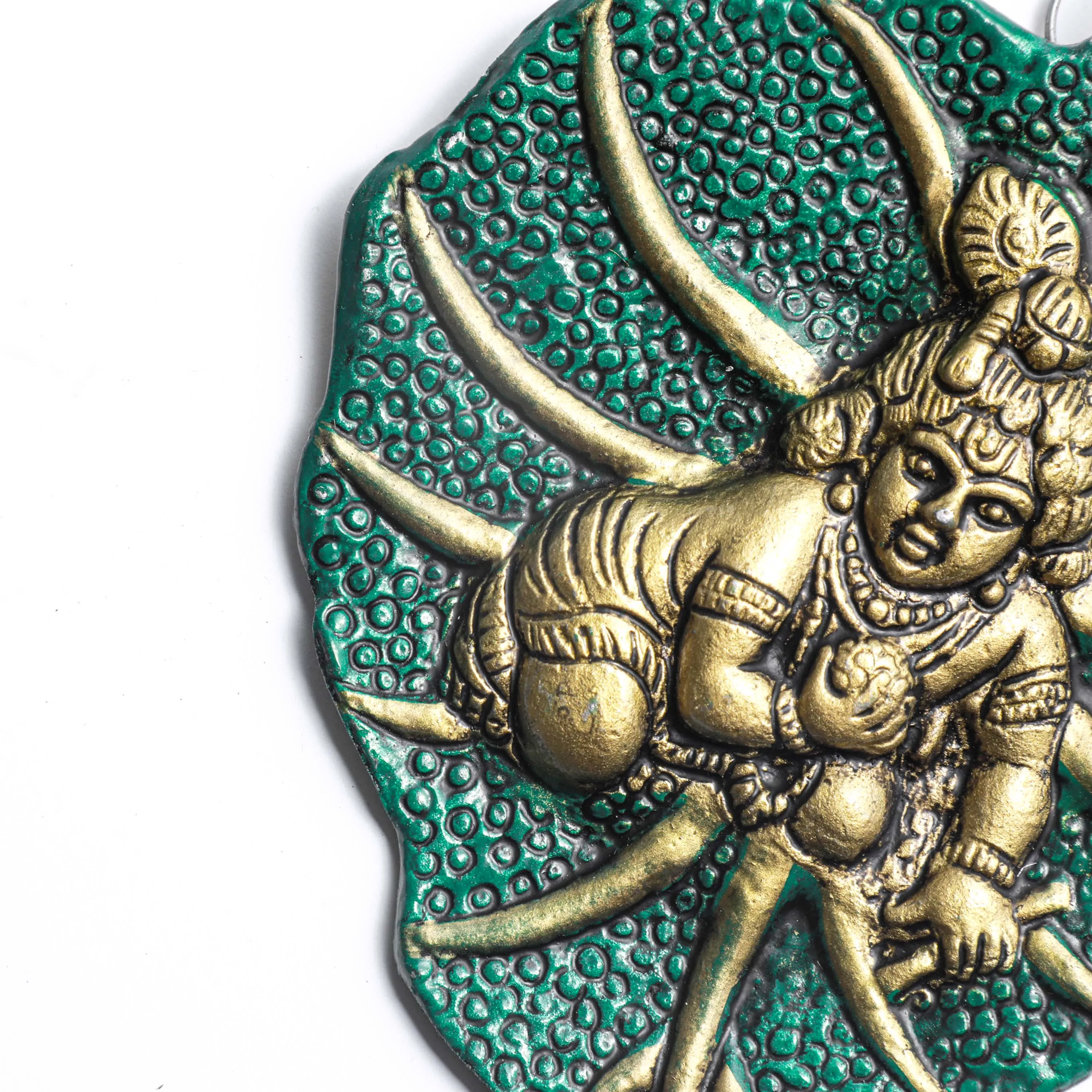 Leaf Krishna Figurine