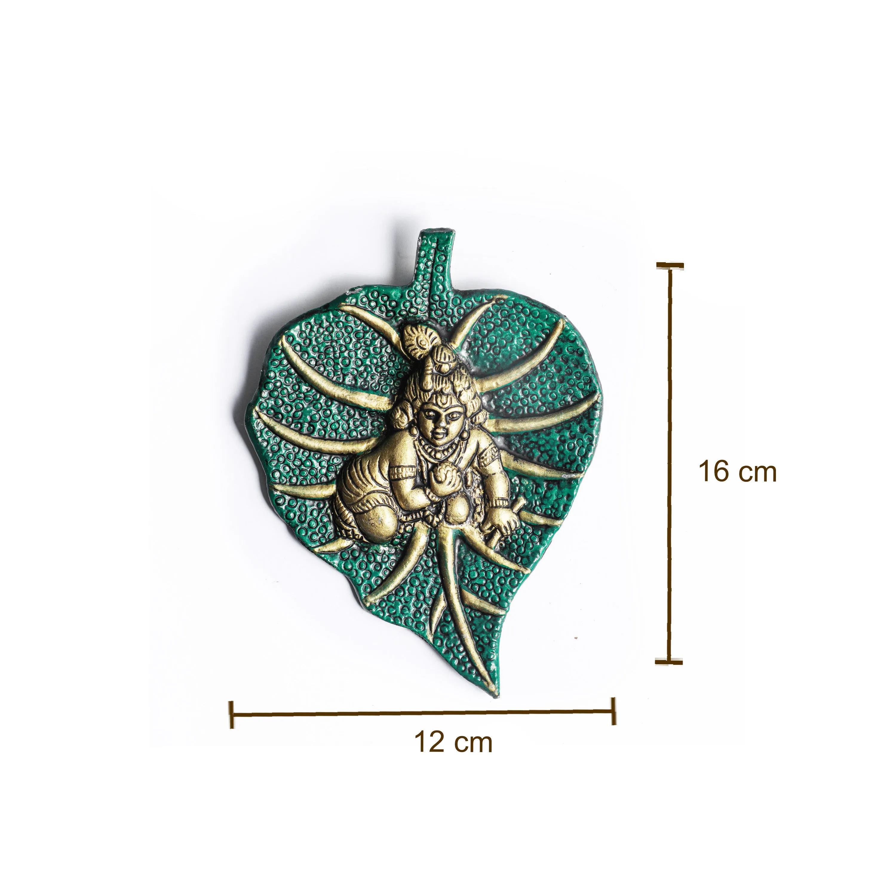 Leaf Krishna Figurine