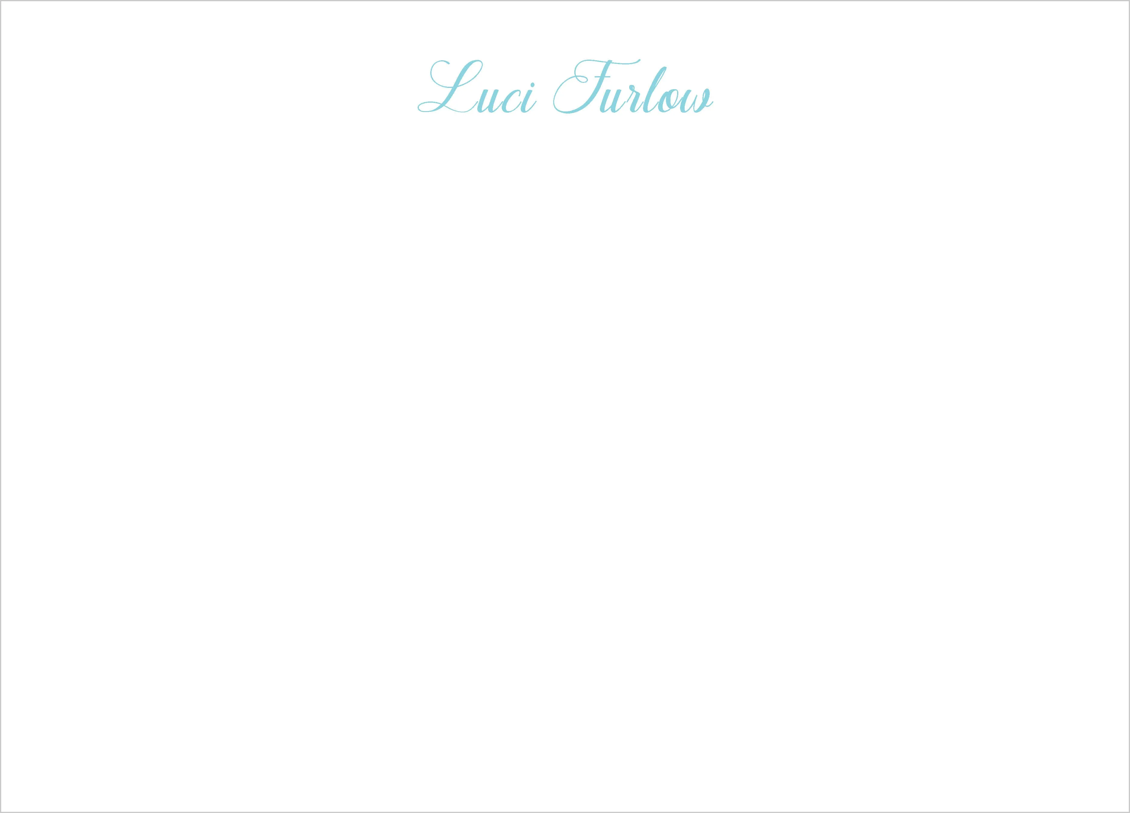 Luci Personalized Note Cards