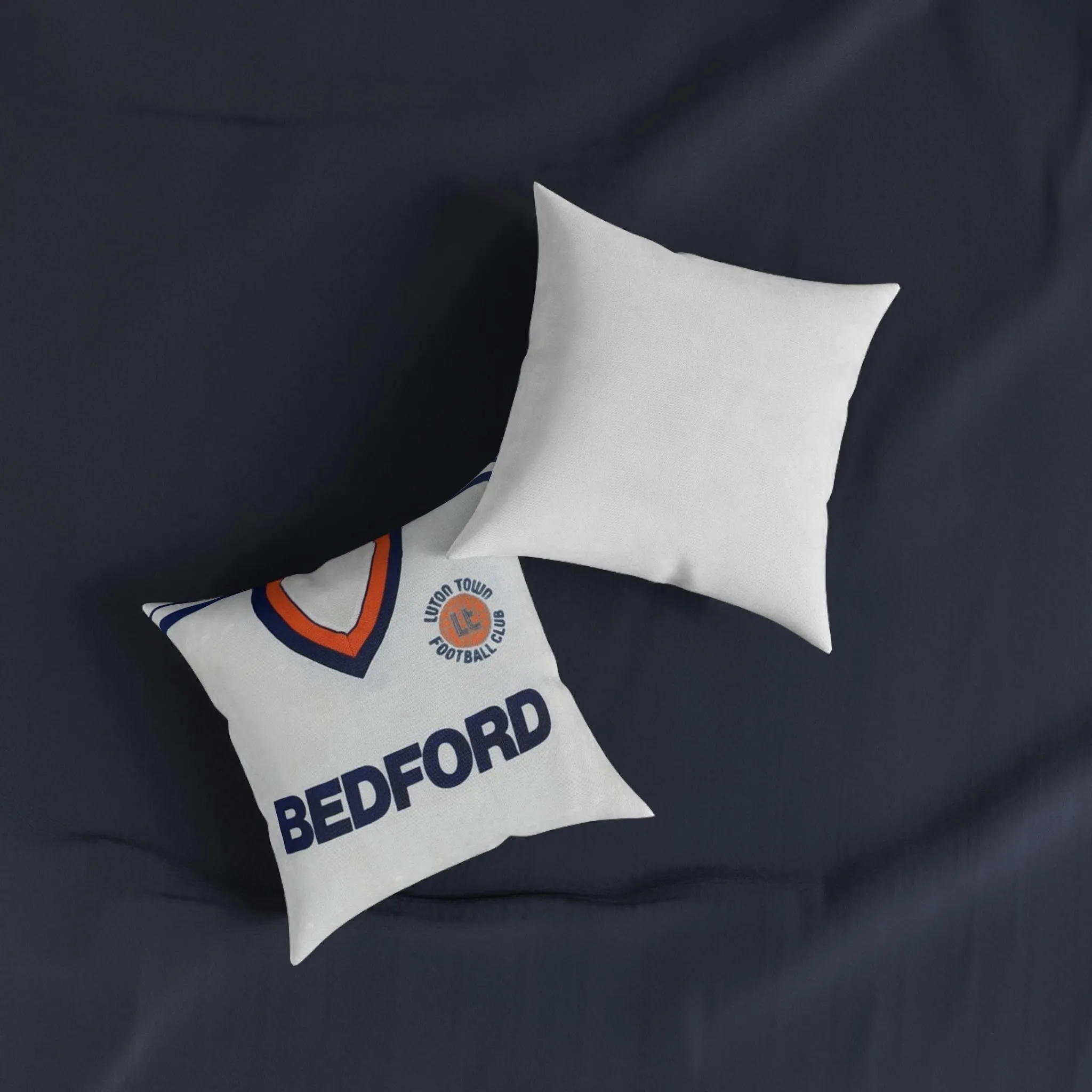 Luton Town Retro 86/87 Home Kit - Square Pillow