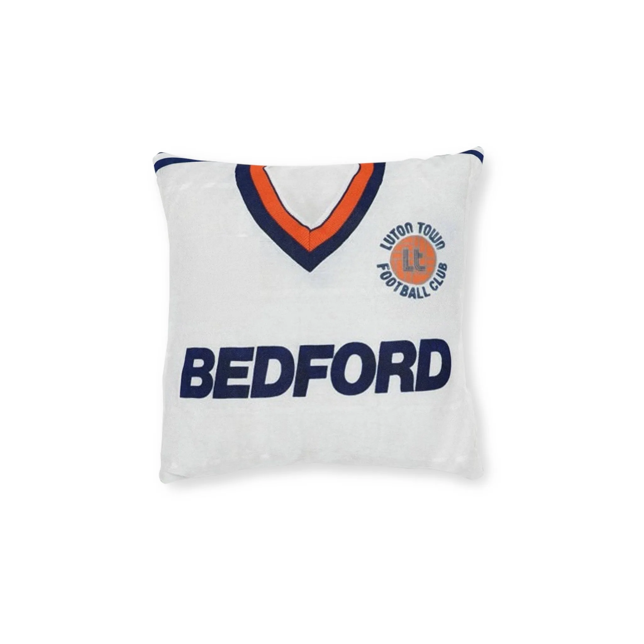 Luton Town Retro 86/87 Home Kit - Square Pillow