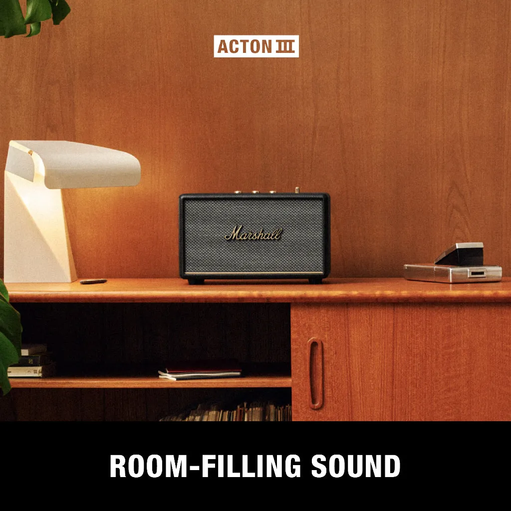 Marshall Acton III Bluetooth Black