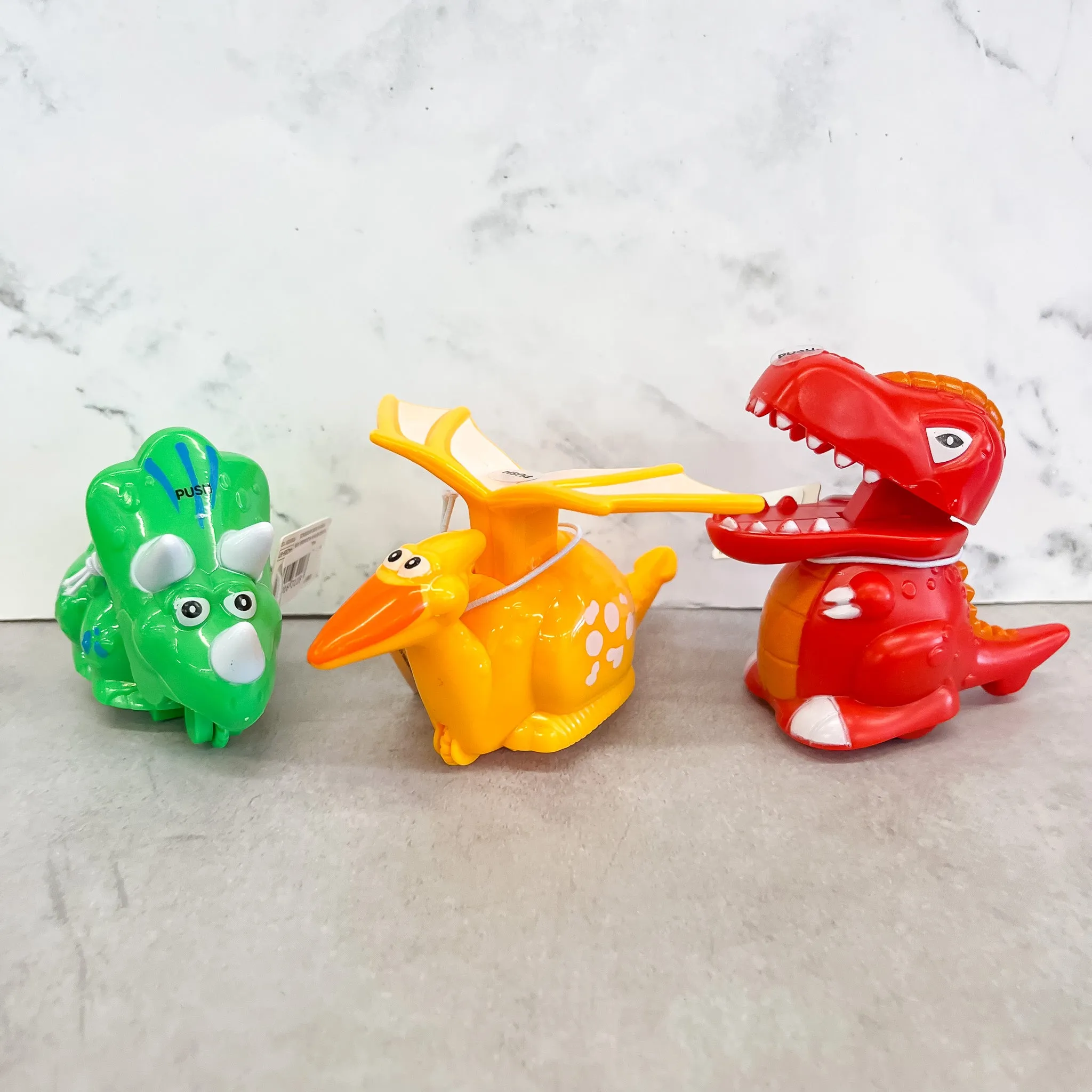 Push-and-Release Dinosaur