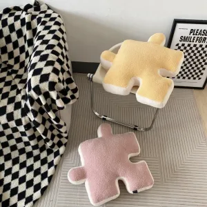 Puzzle-Shaped Pillow