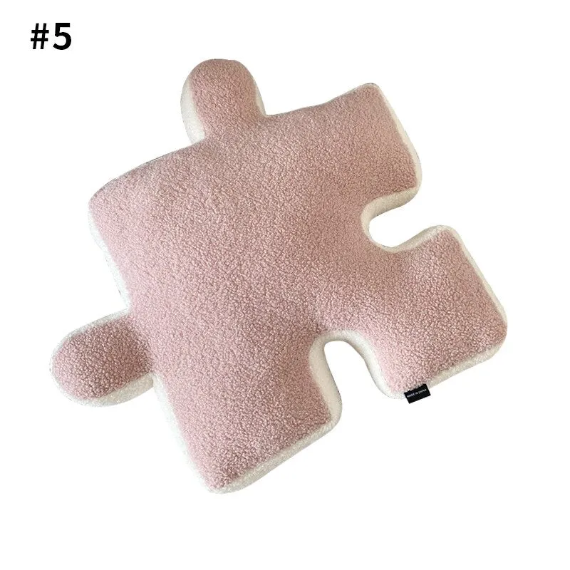 Puzzle-Shaped Pillow