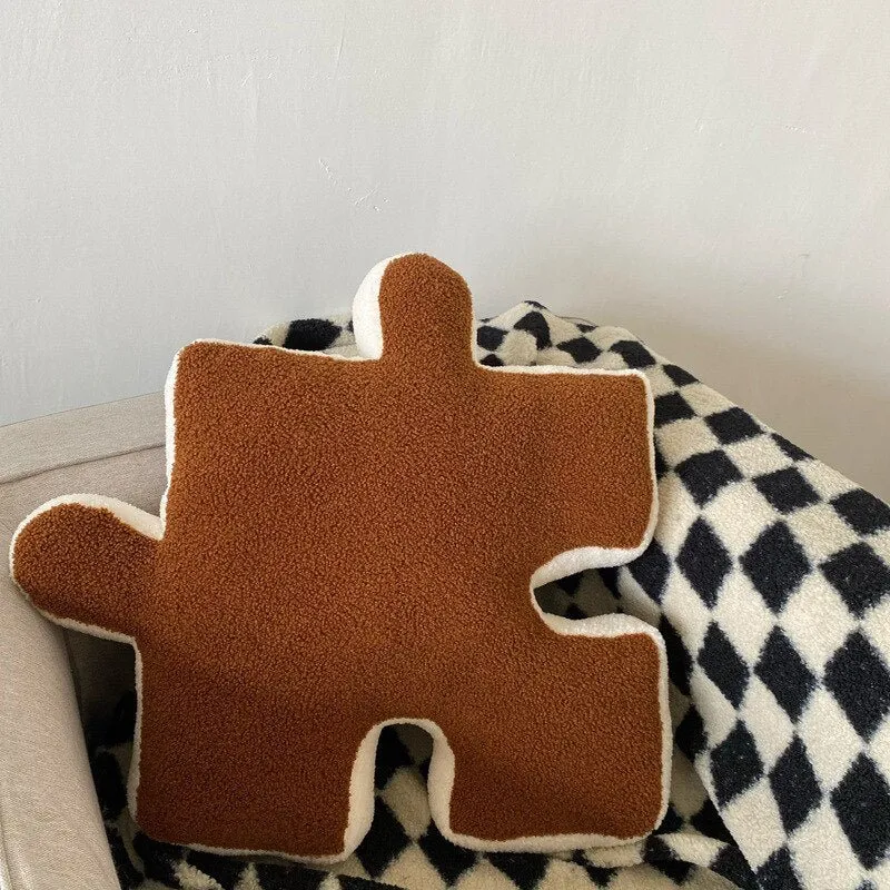 Puzzle-Shaped Pillow
