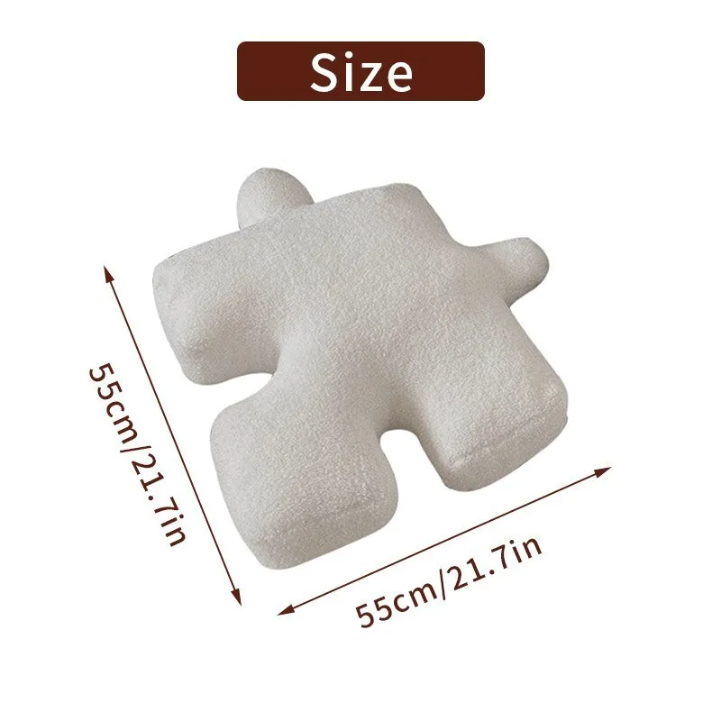 Puzzle-Shaped Pillow