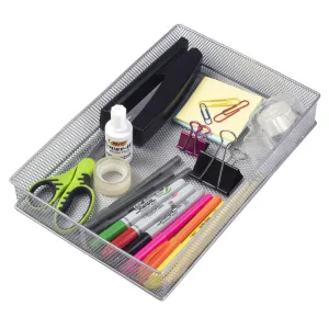 Silver Mesh Drawer Cabinet and or Shelf Organizer 8x12x2"