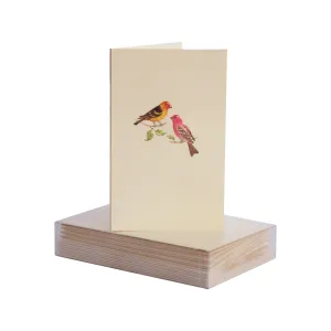 Tanager Pair Mini Note Cards, Set of 8