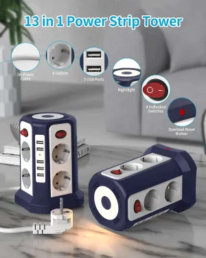 Transform Your Power Management with Smart Socket Tower