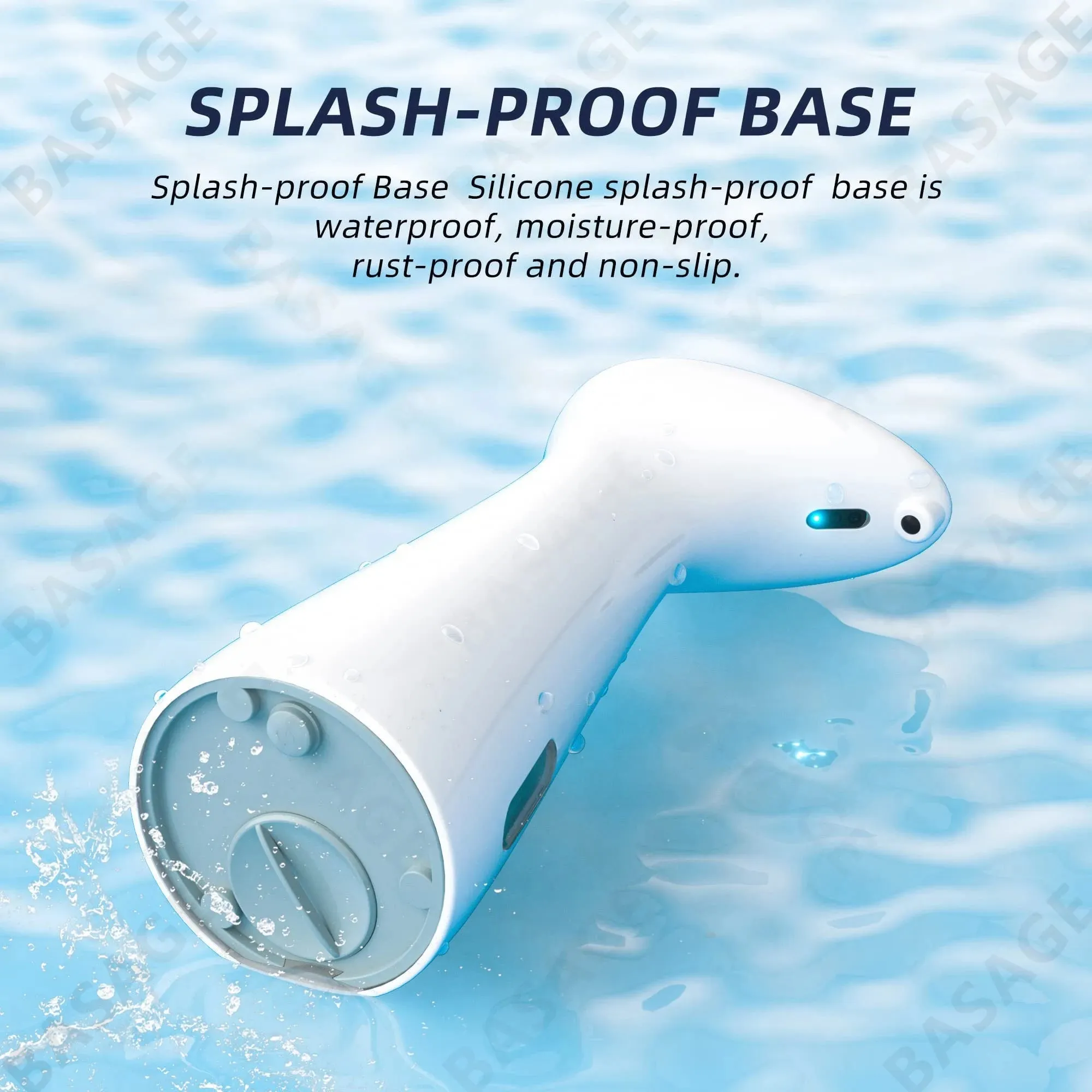 White High Quality Automatic Sensor Soap Dispenser Waterproof Hand Wash Smart Bathroom Wash Handpiece