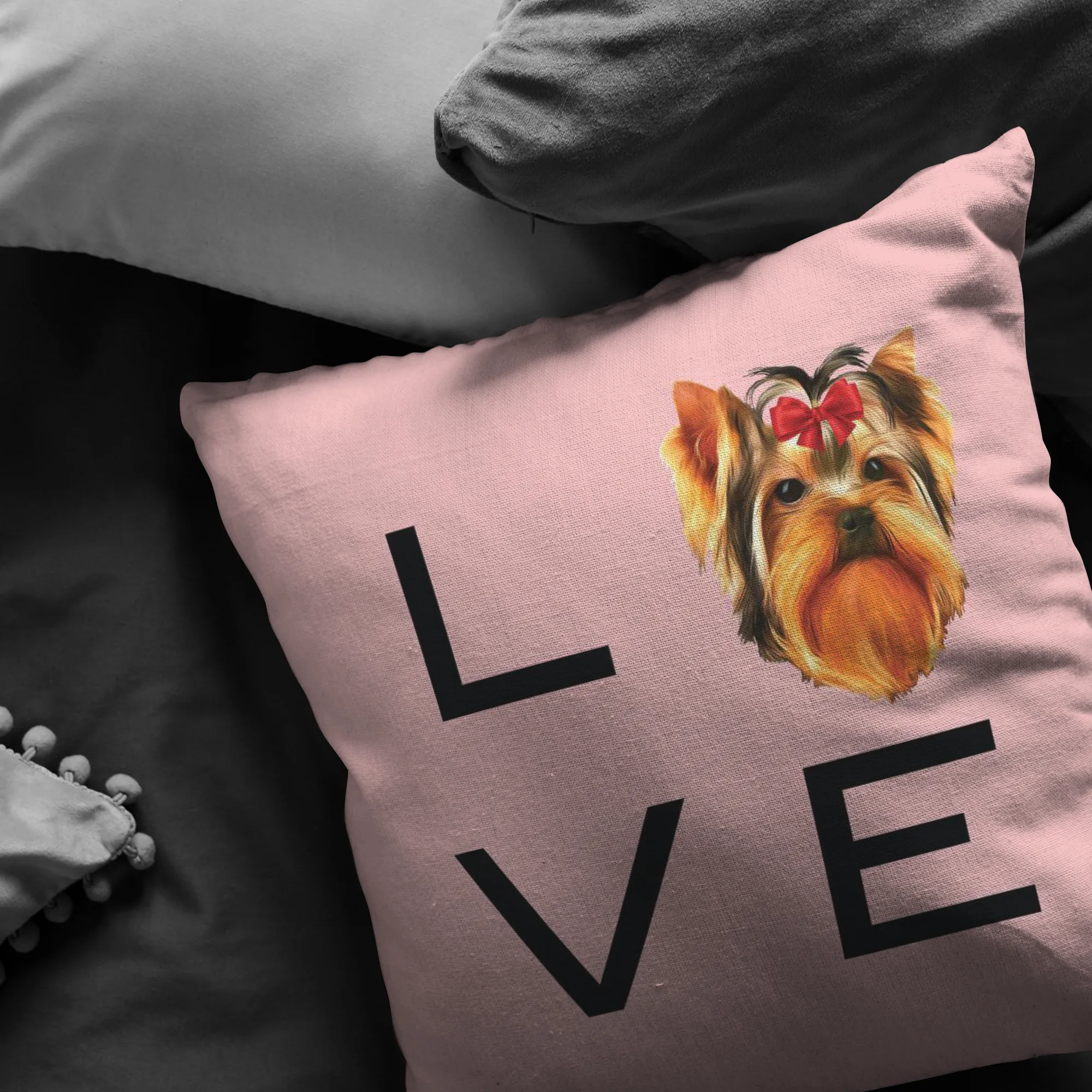 Yorkshire Terrier - LOVE Pillow